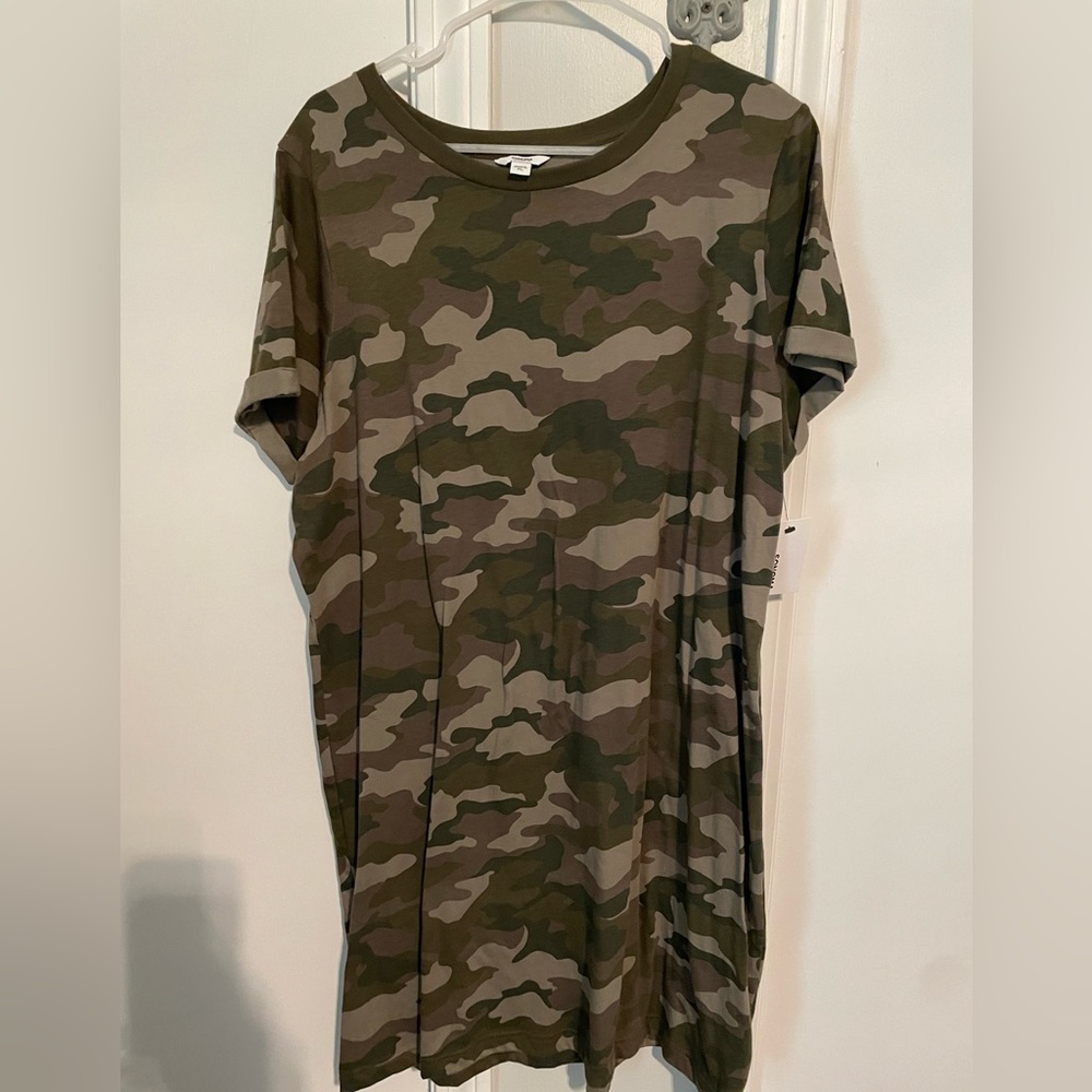 Sonoma Camouflage Dress NWT XL